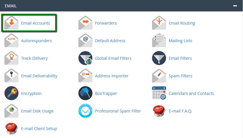 Cpanel-email-account